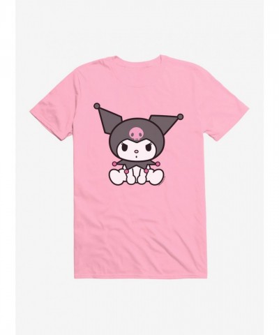 Kuromi Adorable Sitting Graphic Tee for Men