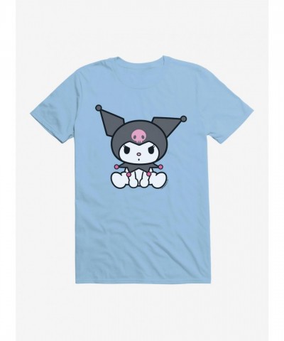 Kuromi Adorable Sitting Graphic Tee for Men