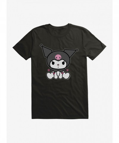 Kuromi Adorable Sitting Graphic Tee for Men