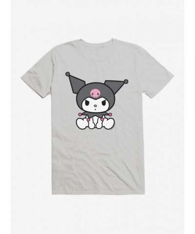 Kuromi Adorable Sitting Graphic Tee for Men