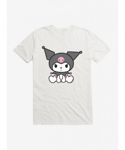 Kuromi Adorable Sitting Graphic Tee for Men
