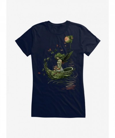 Fairies by Trick Sea Fairy Girls Lightweight Cotton Tee Fairies by Trick Sea Fairy Girls Lightweight Cotton Tee