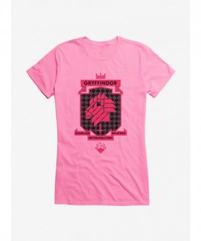 Harry Potter Gryffindor Red Shield Logo T-Shirt for Girls