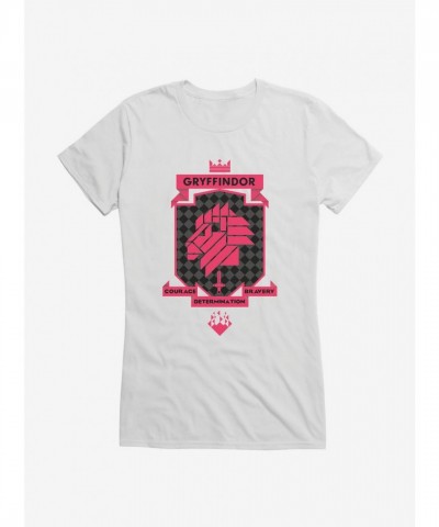 Harry Potter Gryffindor Red Shield Logo T-Shirt for Girls