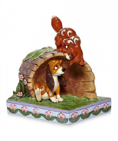 Jim Shore's Disney Traditions Todd and Copper Unlikely Friends Figurine