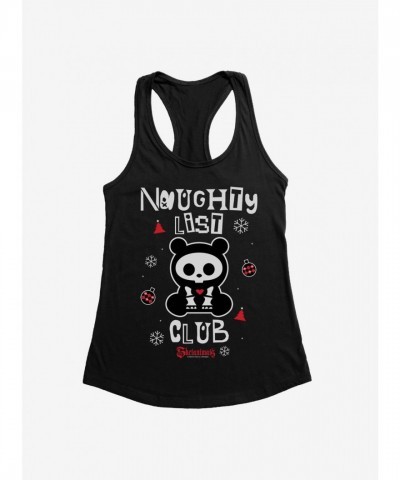Skelanimals Naughty List Fashion Tank Top for Girls - Black