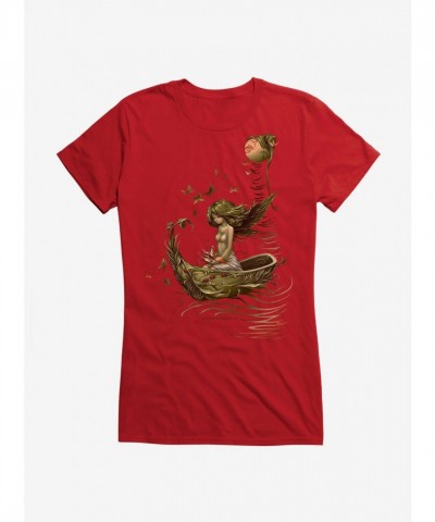Fairies by Trick Sea Fairy Girls Lightweight Cotton Tee Fairies by Trick Sea Fairy Girls Lightweight Cotton Tee