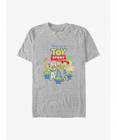 Disney Pixar Toy Story Big & Tall T-Shirt - Grey Unisex
