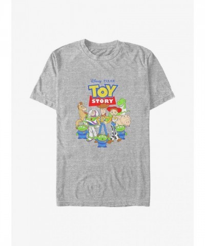 Disney Pixar Toy Story Big & Tall T-Shirt - Grey Unisex