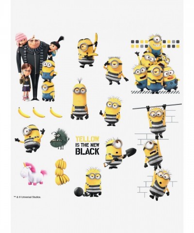 Minions Despicable Me 3 Vinyl Wall Decals - Peel and Stick - RoomMates