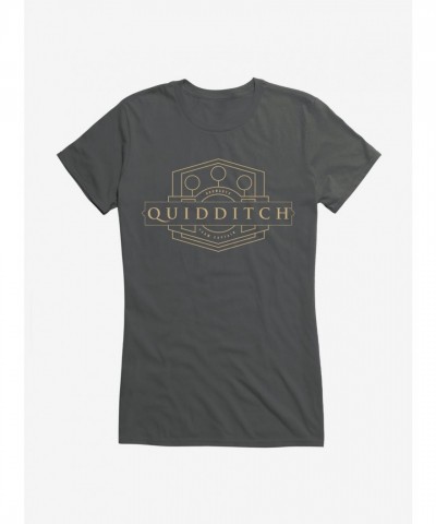 Harry Potter Team Captain Golden Quidditch Girls T-Shirt