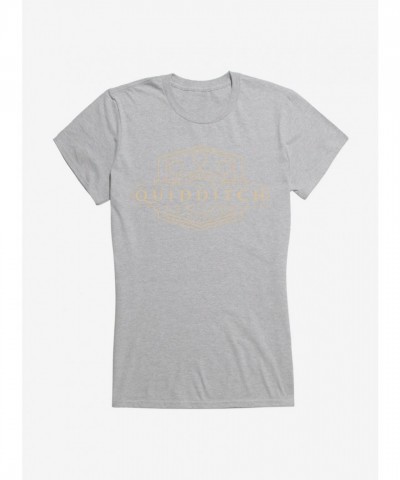 Harry Potter Team Captain Golden Quidditch Girls T-Shirt