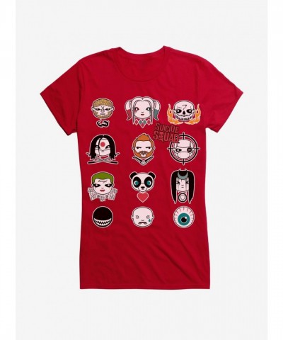 DC Comics Suicide Squad Cartoon Tee for Girls