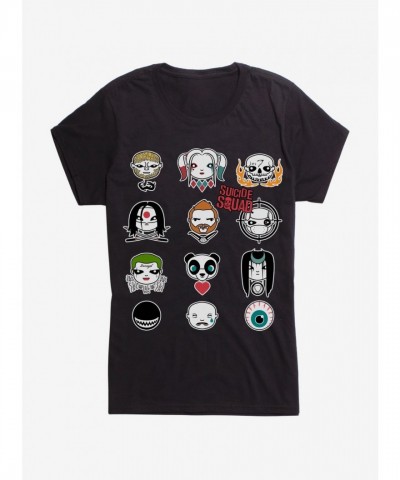 DC Comics Suicide Squad Cartoon Tee for Girls