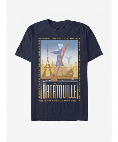 Disney Pixar Ratatouille Blue Unisex Lightweight T-Shirt