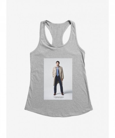 Supernatural Castiel Inspired Girls Lightweight Tank Top Supernatural Castiel Inspired Girls Lightweight Tank Top