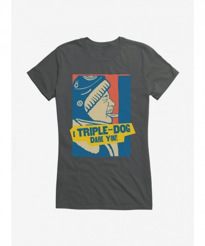 A Christmas Story Triple Dog Dare Lightweight Cotton Girls T-Shirt A Christmas Story Triple Dog Dare Lightweight Cotton Girls T-Shirt
