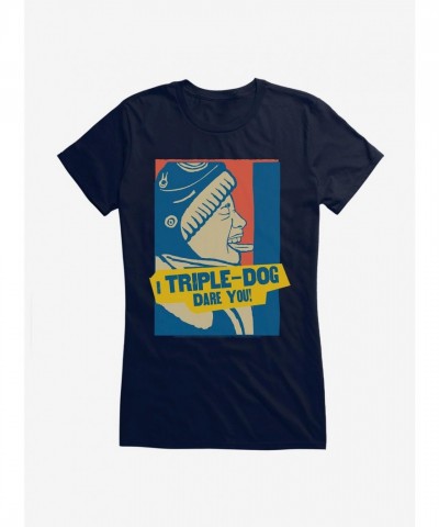 A Christmas Story Triple Dog Dare Lightweight Cotton Girls T-Shirt A Christmas Story Triple Dog Dare Lightweight Cotton Girls T-Shirt