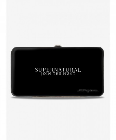 Supernatural Dean Smiling Galaxy Hinged Wallet - Vegan Leather Men's Wallet
