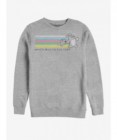 Disney Pixar Toy Story 4 Fun Adventure Heathered Grey Sweatshirt for Men