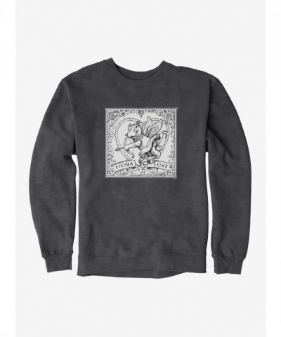 Fiona the Hippo Valentine's Day Sketch Unisex Sweatshirt