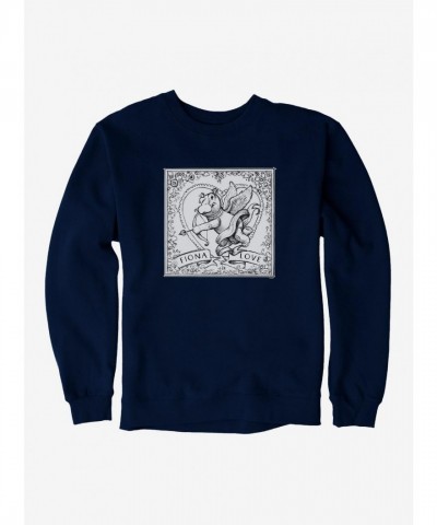 Fiona the Hippo Valentine's Day Sketch Unisex Sweatshirt