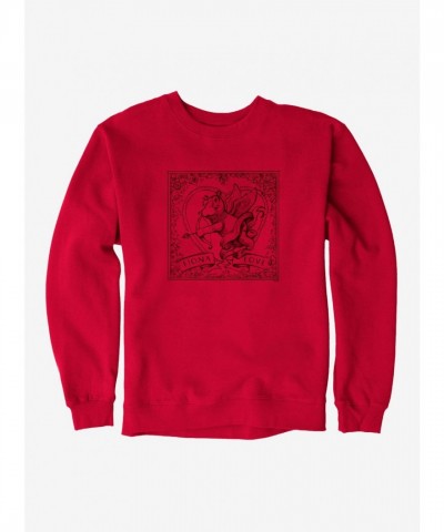 Fiona the Hippo Valentine's Day Sketch Unisex Sweatshirt