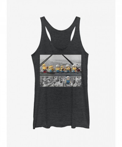 Despicable Me Minions Hang Out Girls Tank Top - Black
