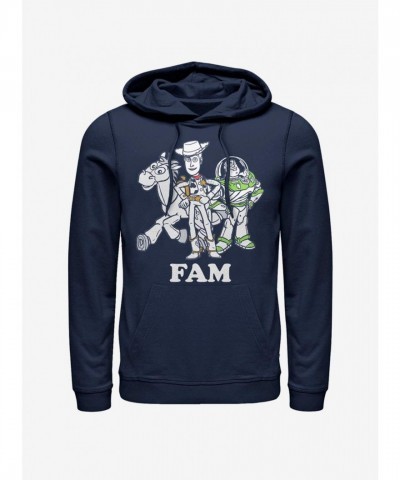 Disney Toy Story Hoodie - Men's Blue Fam Design