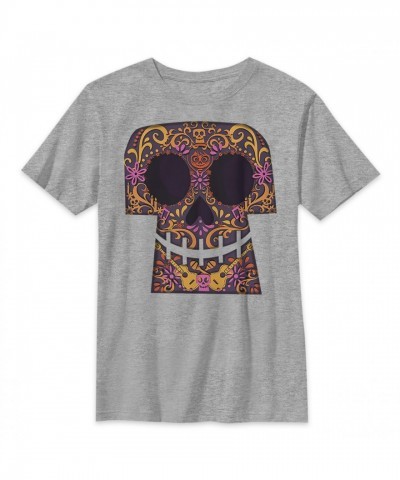 Coco-Inspired Dia de los Muertos Skull Tee for Boys