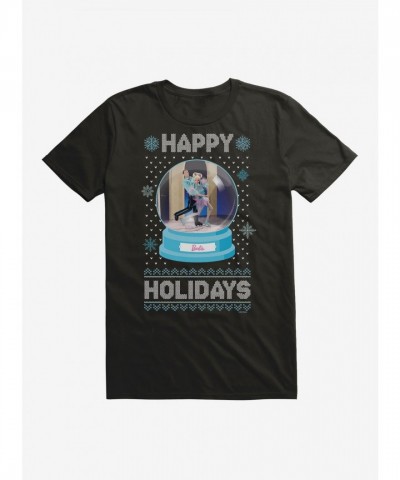Barbie Ugly Christmas Snowglobe T-Shirt for Unisex
