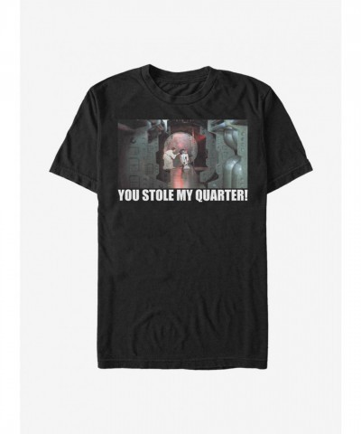 Star Wars Black Quarter Stealer Tee for Men