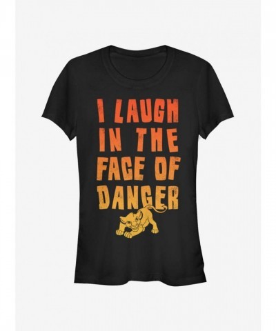 Disney Lion King Danger Girls Junior T-Shirt - Black