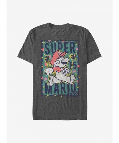 Nintendo Mario Classic T-Shirt - Grey for Men