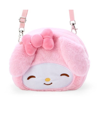 My Melody Soft Plush Crossbody Bag for Women