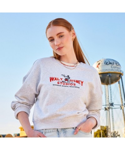 Celebrating 100 Years of Disney: Women's Mickey Mouse Pullover Sweatshirt - Disney100