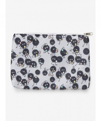 Studio Ghibli Spirited Away Soot Sprite Nylon Makeup Bag for Women