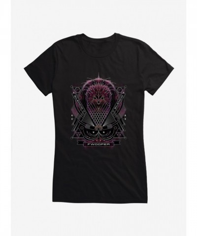 Fantastic Beasts Fwooper Girls T-Shirt - Soft Cotton Junior Size