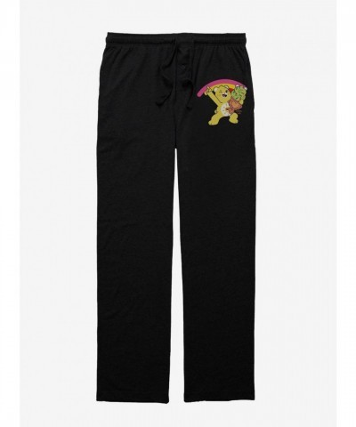 Care Bears Funshine Bear Comfortable Sleep Pants - Unisex Black