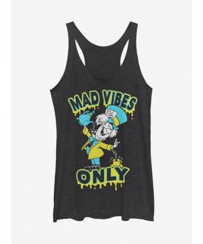 Disney Alice In Wonderland Graphic Tank for Girls - Black