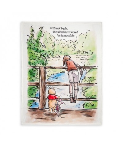 Winnie the Pooh Classic Cozy Fleece Throw for Home Decor