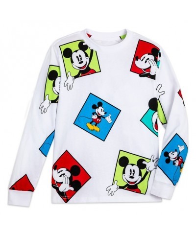 Mickey & Co. Kids Long Sleeve T-Shirt - Classic Mickey Art