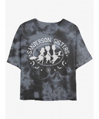 Disney Crop T-Shirt for Girls - Hocus Pocus Tie-Dye Bed and Breakfast Multi